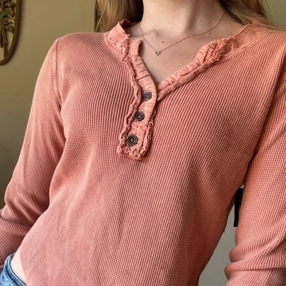 Arizona Jeans Long Sleeve Top - Picture 3 of 9